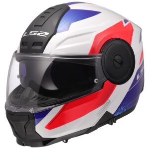 Výklopná moto prilba LS2 FF902 Scope II Duria White Blue Red 3XL (65-66)