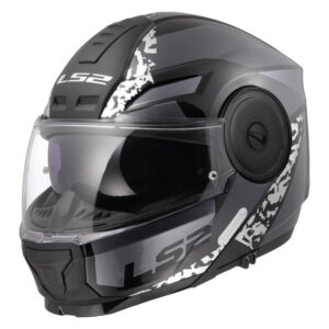 Výklopná moto prilba LS2 FF902 Scope II Oxyd Black Titanium 3XL (65-66)