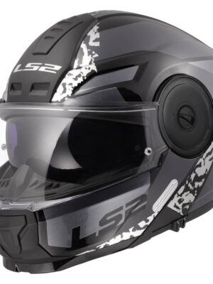 Výklopná moto prilba LS2 FF902 Scope II Oxyd Black Titanium 3XL (65-66)