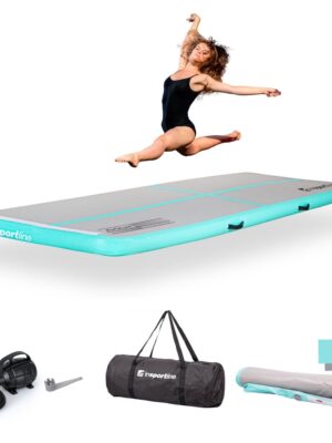 Airtrack inSPORTline Airstunt 300x100x10 cm biely s elektrickou pumpou Airtrack inSPORTline Airstunt 300x100x10 cm biely s elektrickou pumpou