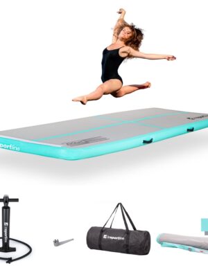 Airtrack inSPORTline Airstunt 300x100x10 cm biely s ručnou pumpou Airtrack inSPORTline Airstunt 300x100x10 cm biely s ručnou pumpou