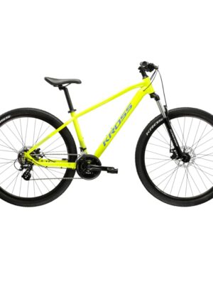 Kross Hexagon 2.0 limetková zelená / modrá / lesk - XXL (21"