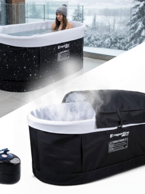 Prenosná otužovacia vaňa inSPORTline FrostPeace s naparovacím systémom
