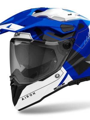 Moto prilba Airoh Commander 2 Reveal lesklá modrá 3XL (64)