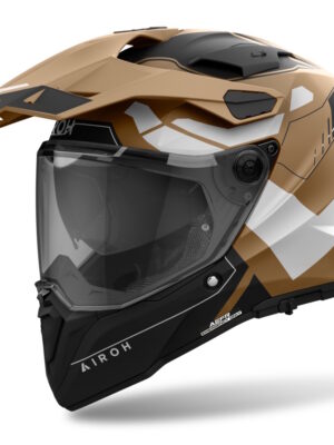 Moto prilba Airoh Commander 2 Reveal matná piesková 3XL (64)