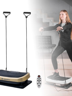 Vibračná plošina inSPORTline Devyn champagne