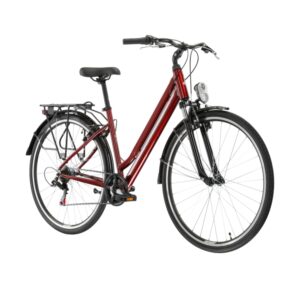 Kross Sentio 1.0 28" 2025 rubín / šedá / lesk - S (18"