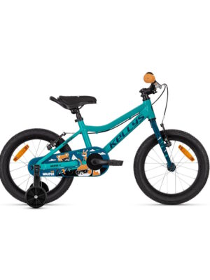 Detský bicykel KELLYS Wasper Neo 16" - model 2026 Teal - 9" (100-110 cm)