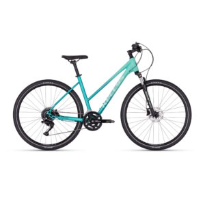 Dámsky crossový bicykel KELLYS PHEEBE 50 28" 10.0 Aqua - M (19"