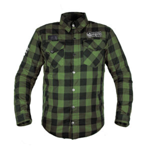 Moto košeľa W-TEC Black Heart Rattlesneak zeleno-čierna kockovaná - 5XL Moto košeľa W-TEC Black Heart Rattlesneak zeleno-čierna kockovaná - 5XL