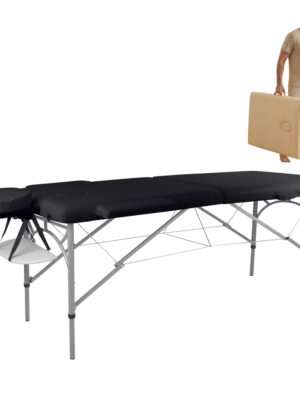 Masážne lehátko inSPORTline Tamati 186x70x63-90 cm 2-dielne hliníkové čierna Masážne lehátko inSPORTline Tamati 186x70x63-90 cm 2-dielne hliníkové čierna