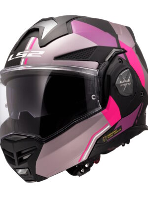 Preklápacia moto prilba LS2 FF901 Advant X Ultra Grey Purple P/J 3XL (65-66)
