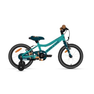 Detský bicykel KELLYS Wasper Neo 16" 10.0 Teal Blue - 9" (100-110 cm)