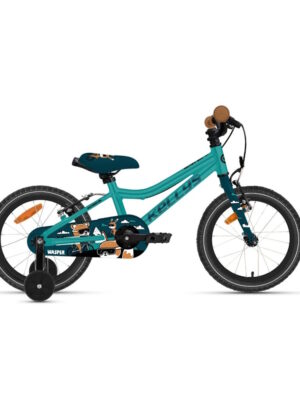 Detský bicykel KELLYS Wasper Neo 16" 10.0 Teal Blue - 9" (100-110 cm)