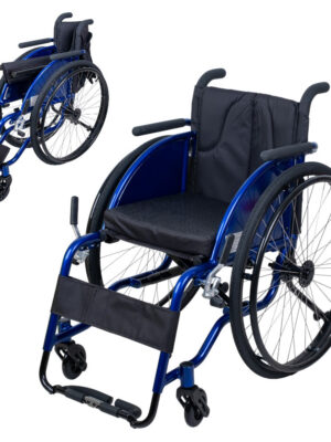 Mechanický skladací športový invalidný vozík inSPORTline Brenstark odľahčený