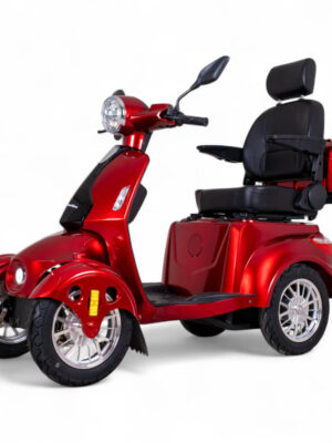 Elektrický štvorkolesový vozík inSPORTline Antun červená