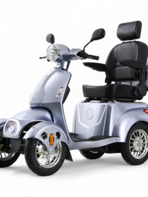 Elektrický štvorkolesový vozík inSPORTline Antun levanduľovo strieborná