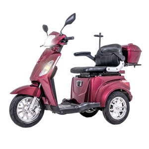 Elektrický trojkolesový vozík inSPORTline Zorica vínová Elektrický trojkolesový vozík inSPORTline Zorica vínová