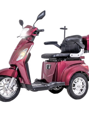 Elektrický trojkolesový vozík inSPORTline Zorica vínová