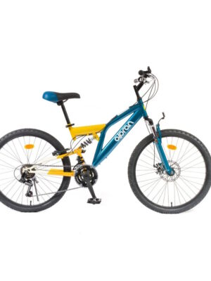 Odľahčený juniorský celoodpružený bicykel Olpran Culex ALU 24" - model 2026 petrolejová/piesková - 15" (150-165 cm) Odľahčený juniorský celoodpružený bicykel Olpran Culex ALU 24" - model 2026 petrolejová/piesková - 15" (150-165 cm)