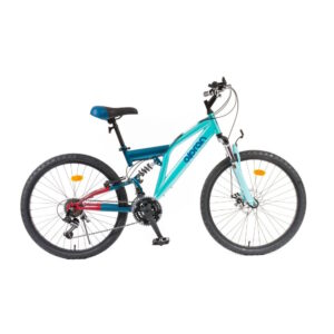 Odľahčený juniorský celoodpružený bicykel Olpran Culex ALU 24" - model 2026 modrá/červená - 15" (150-165 cm) Odľahčený juniorský celoodpružený bicykel Olpran Culex ALU 24" - model 2026 modrá/červená - 15" (150-165 cm)