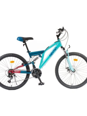 Odľahčený juniorský celoodpružený bicykel Olpran Culex ALU 24" - model 2026 modrá/červená - 15" (150-165 cm) Odľahčený juniorský celoodpružený bicykel Olpran Culex ALU 24" - model 2026 modrá/červená - 15" (150-165 cm)
