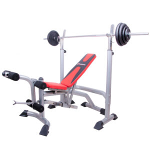 Multifunkčná lavica inSPORTline LKM904 + závažia + hriadeľ Multifunkčná lavica inSPORTline LKM904 + závažia + hriadeľ