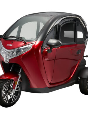 Elektrická trojkolka so strechou W-TEC Tukago - 25 km/h červená