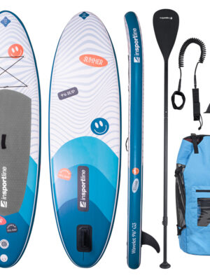 Paddleboard s príslušenstvom inSPORTline Wavelet 9'6" modrá