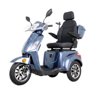 Elektrický trojkolesový vozík inSPORTline Zorica Deluxe s elektromagnetickou brzdou modrá Elektrický trojkolesový vozík inSPORTline Zorica Deluxe s elektromagnetickou brzdou modrá