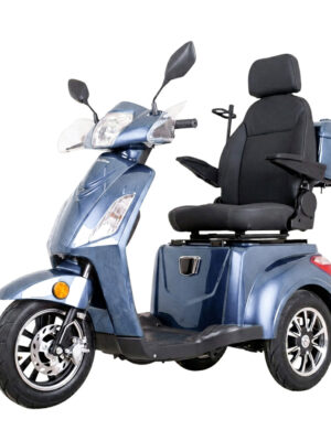 Elektrický trojkolesový vozík inSPORTline Zorica Deluxe s elektromagnetickou brzdou modrá