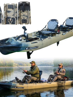 Šliapací skladací dvojmiestny kajak 2v1 inSPORTline Rhoner Duo