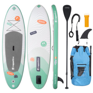 Paddleboard s príslušenstvom inSPORTline Wavelet 9'6" zelená Paddleboard s príslušenstvom inSPORTline Wavelet 9'6" zelená