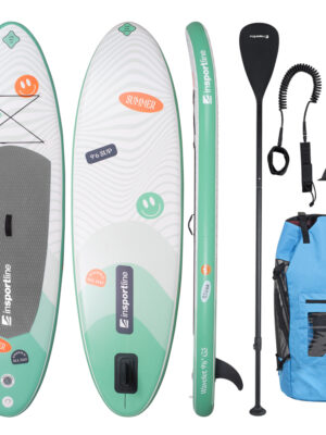 Paddleboard s príslušenstvom inSPORTline Wavelet 9'6" zelená