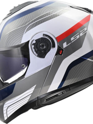 Vyklápacia prilba LS2 FF908 Strobe II MONZA White Blue Red 3XL (65-66)