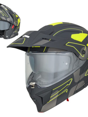 Výklopná moto prilba 3v1 W-TEC Neovu Graphic čierna-fluo - XXL (63) Výklopná moto prilba 3v1 W-TEC Neovu Graphic čierna-fluo - XXL (63)