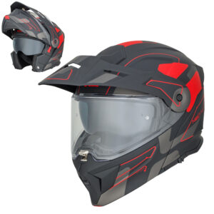 Výklopná moto prilba 3v1 W-TEC Neovu Graphic čierno-červená - XXL (63) Výklopná moto prilba 3v1 W-TEC Neovu Graphic čierno-červená - XXL (63)