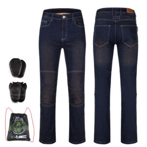 Moto jeansy W-TEC Pawted s nepremokavou membránou tmavo modrá - 6XL