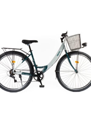 Mestský bicykel Olpran Urtica 28" - model 2026 mätová/petrolejová - 18" (160-175 cm)