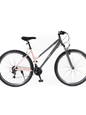 Dámsky crossový bicykel Olpran Salix 28" - model 2026 šedá/ružová - 18" (160-175 cm)