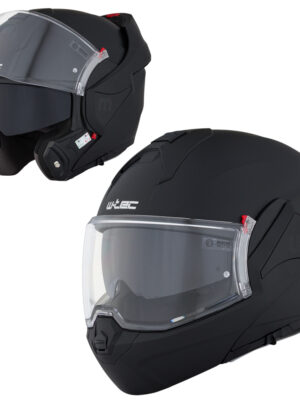 Preklápacia moto prilba W-TEC Sabron P/J Black Matt - XS (53-54)