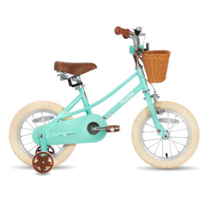 Detský bicykel Joystar Retro 14" s košíkom • 92-120 cm mentolová Detský bicykel Joystar Retro 14" s košíkom • 92-120 cm mentolová