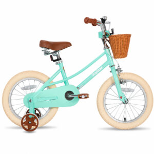 Detský bicykel Joystar Retro 16" s košíkom • 104-135 cm mentolová Detský bicykel Joystar Retro 16" s košíkom • 104-135 cm mentolová