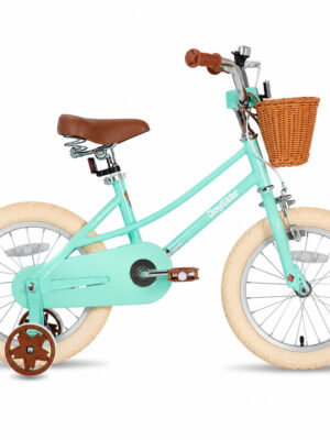 Detský bicykel Joystar Retro 16" s košíkom • 104-135 cm mentolová Detský bicykel Joystar Retro 16" s košíkom • 104-135 cm mentolová