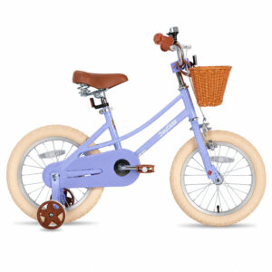 Detský bicykel Joystar Retro 16" s košíkom • 104-135 cm fialová Detský bicykel Joystar Retro 16" s košíkom • 104-135 cm fialová