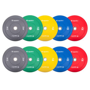 Súprava 2x5ks gumových kotúčov inSPORTline Bumper Plate Go 2x 5-25 kg 50 mm Súprava 2x5ks gumových kotúčov inSPORTline Bumper Plate Go 2x 5-25 kg 50 mm