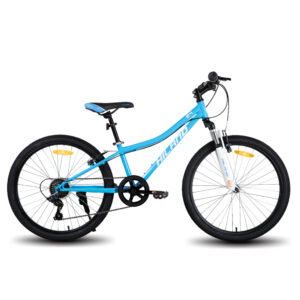 Juniorský horský bicykel Hiland Climber 24" • 125-150 cm modrá - 12 Juniorský horský bicykel Hiland Climber 24" • 125-150 cm modrá - 12