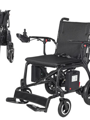 Skladací elektrický karbónový invalidný vozík inSPORTline Feally • 16