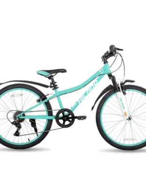 Juniorský horský bicykel Hiland Climber 24" • 125-150 cm tyrkysová - 12