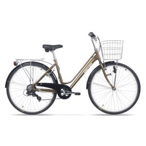 Mestský bicykel United City 26" - model 2026 hnedá - 17" (155-175 cm)